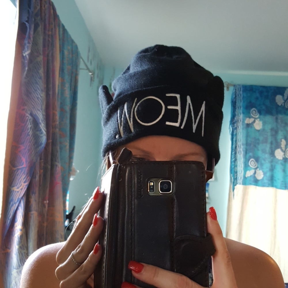 Meow Cat Ears Beanie
